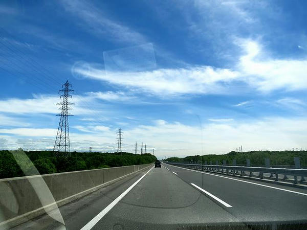 日高道走行中