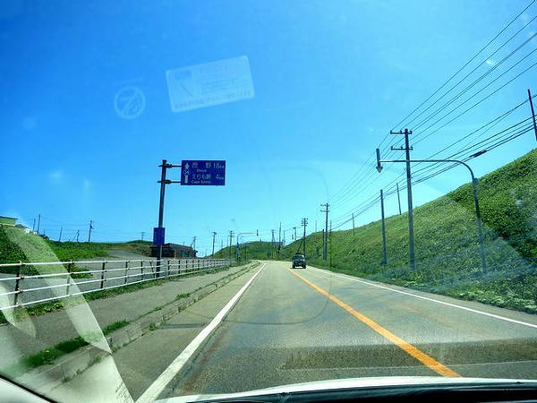 北海道道34号襟裳公園線を行く