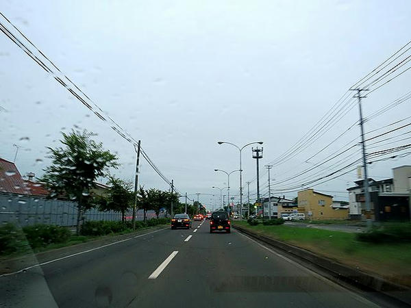 帯広市内走行中