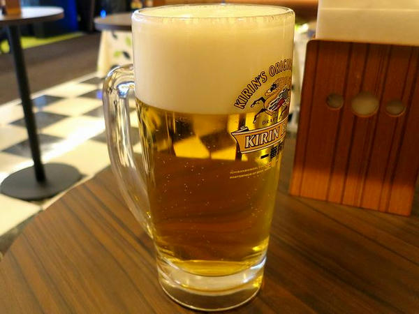 生ビール（中） 600円