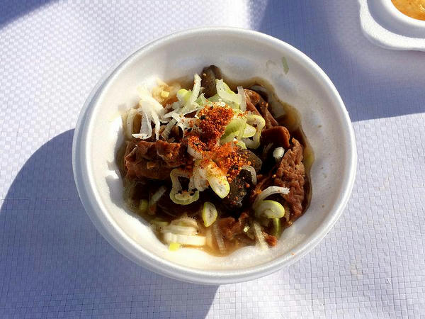 もつ煮 350円