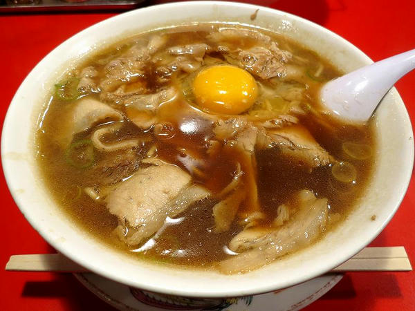 中華そば（並） 700円 ＋ 生玉子 60円
