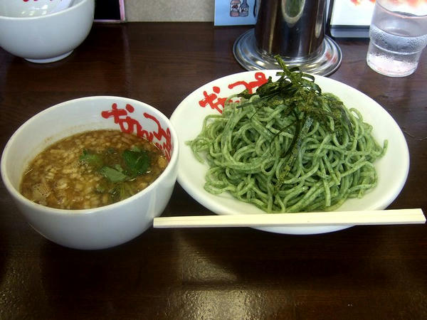 青海苔つけ麺（温） 850円