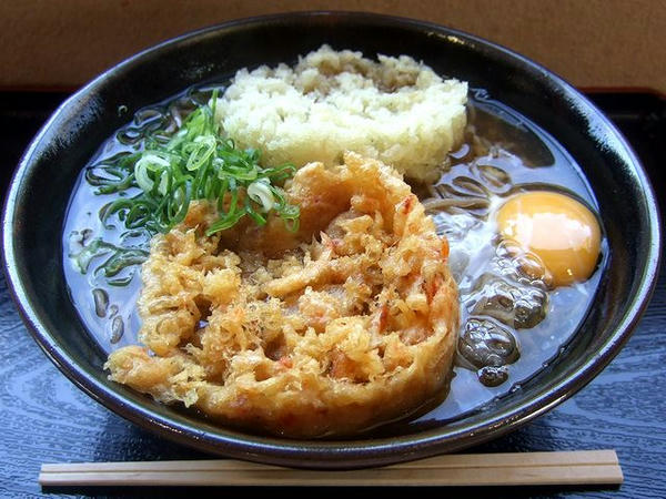 桜えび・しらす天そば 650円 ＋ 大盛 150円 ＋ 生玉子 50円
