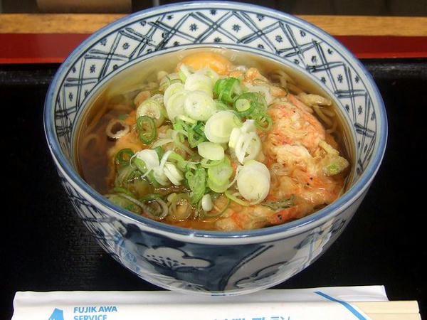 桜海老そば 640円 ＋ 生卵 ??円