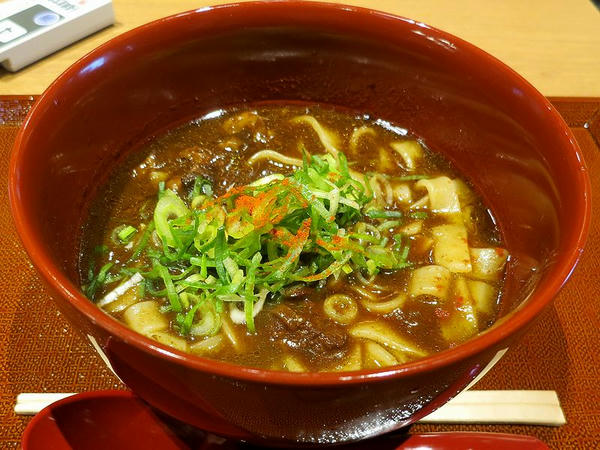 あいち牛カレーきしめん 800円