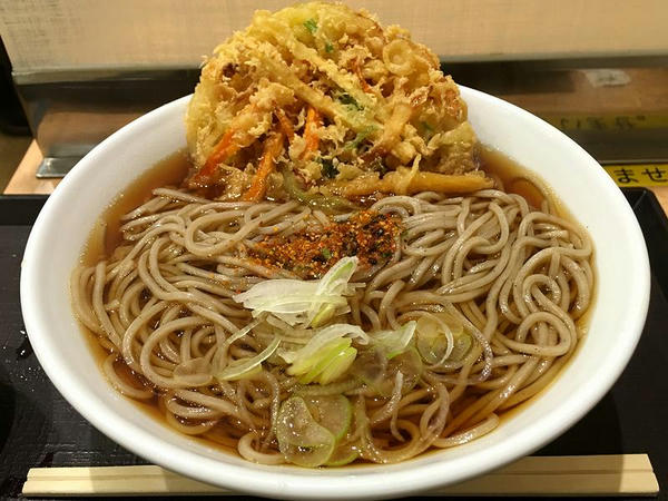 かき揚げそば（かけ） 430円