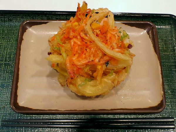 桜海老と野菜のかきあげ 290円