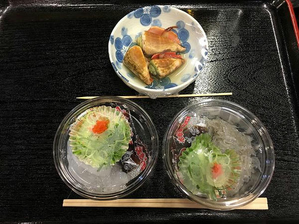 ひろめ市場でいただいた料理の一部