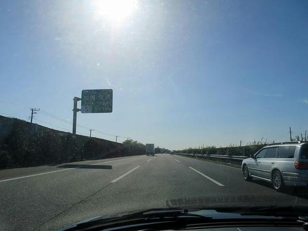 東北道走行中