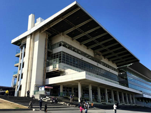 コース側から見た2号スタンド