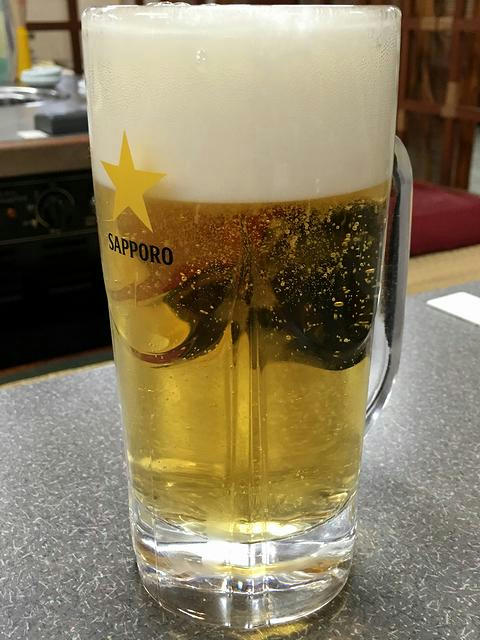 生ビール（中） 686円