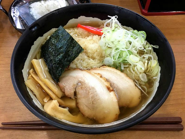 天ぷらラーメン 600円