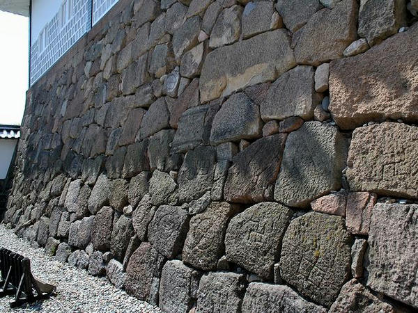 石川門の石垣その1