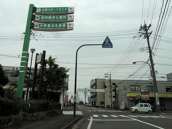 坂井市丸岡町内走行中