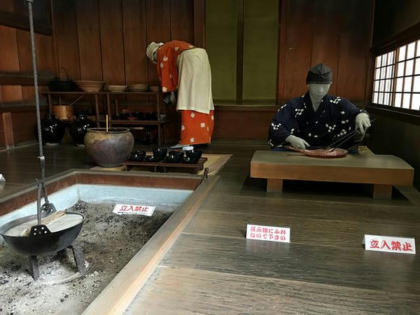 復元された武家屋敷の内部(1)