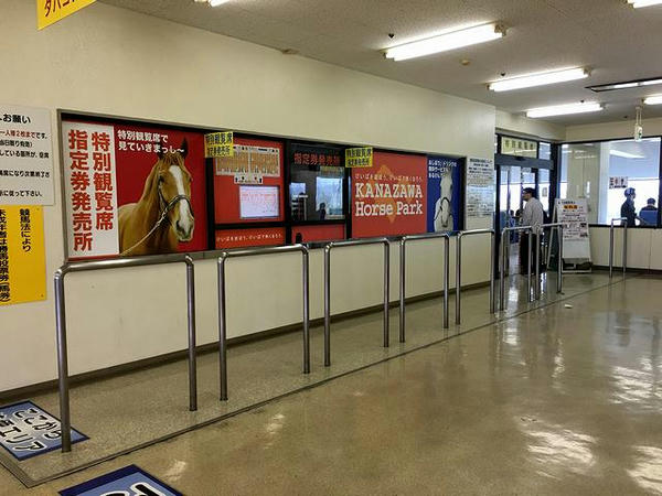 特別観覧席入口