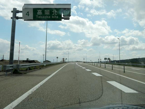 高岡北ICから能越道へ