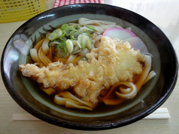 えび天ぷらきしめん 550円