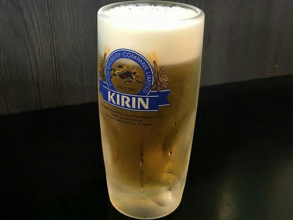 生ビール（中） 580円