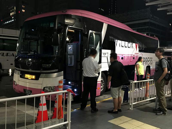 WILLER EXPRESS 名古屋行きT324便