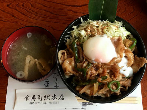 お寿司屋さんの焼き肉丼 1080円