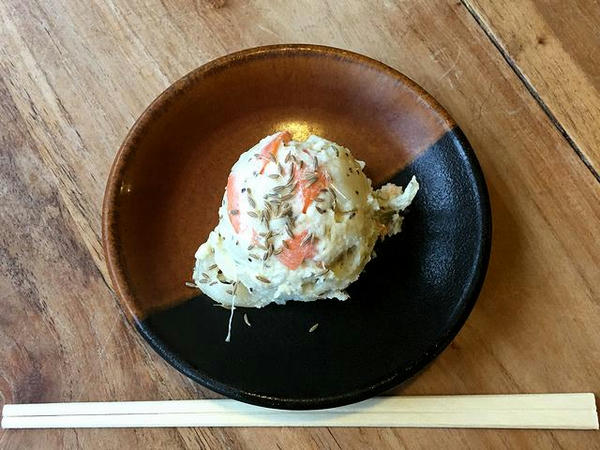 本日の野菜（ポテトサラダ） 100円