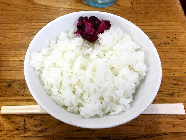 半ライス 160円