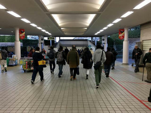 法典門からナッキーモール通って帰ります