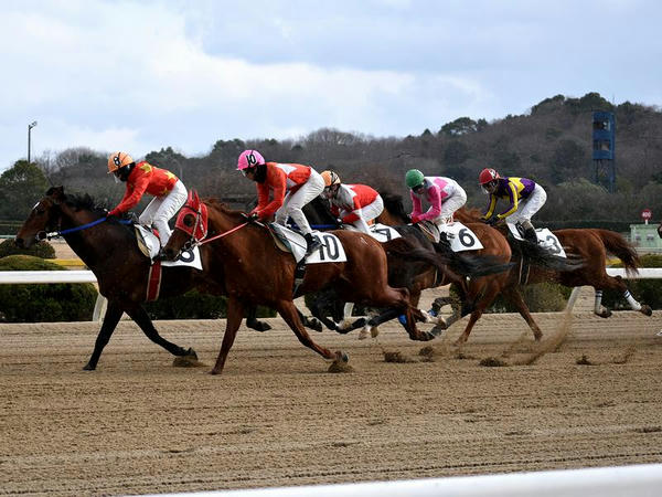 第10レースのスタート直後