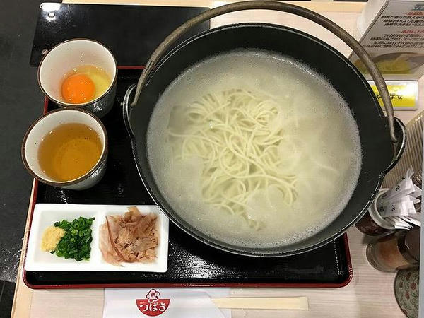 長崎空港でいただいた五島うどん