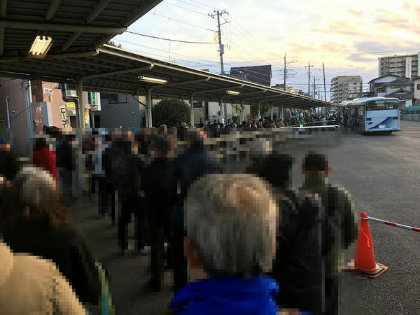 帰りは無料送迎バスでJR南浦和駅へ