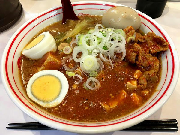 五目蒙古タンメン 880円 ＋ 味付玉子 120円