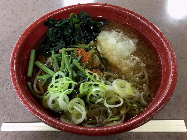 山菜おろしそば 440円