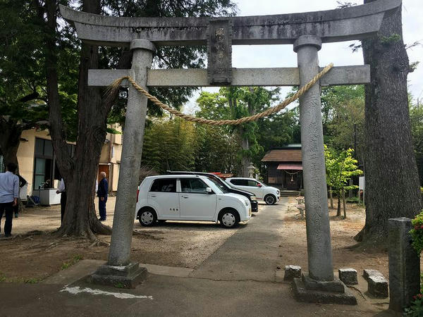下館城跡の八幡神社