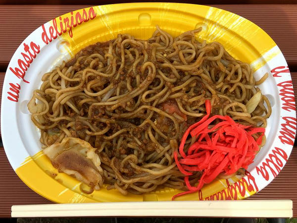 元祖カレー焼きそば 600円 （トミーフード）