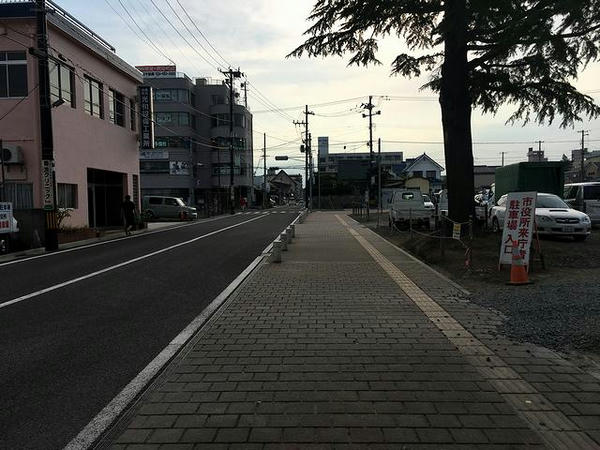 福島駅に向かって歩きます