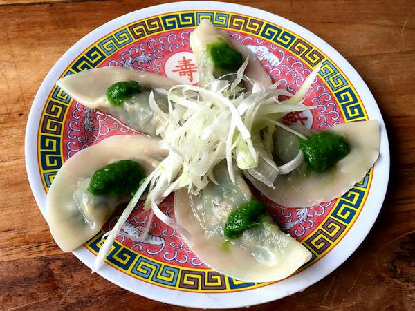 にら水餃子 420円