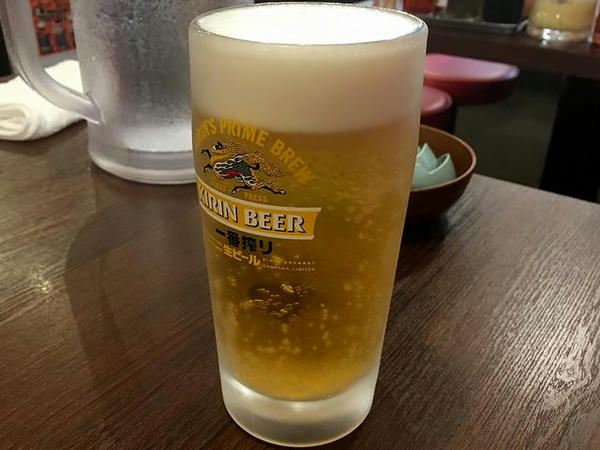 ジョッキ生ビール 400円