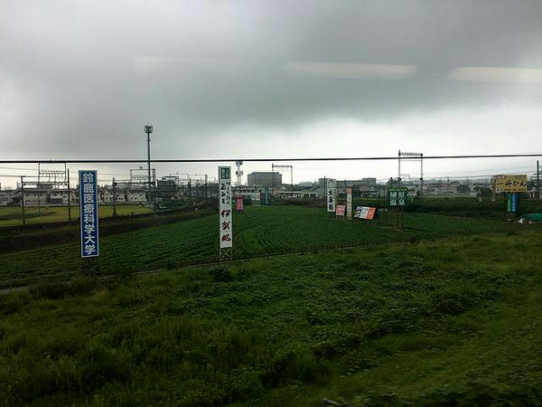 伊勢中川駅付近の短絡線を通過