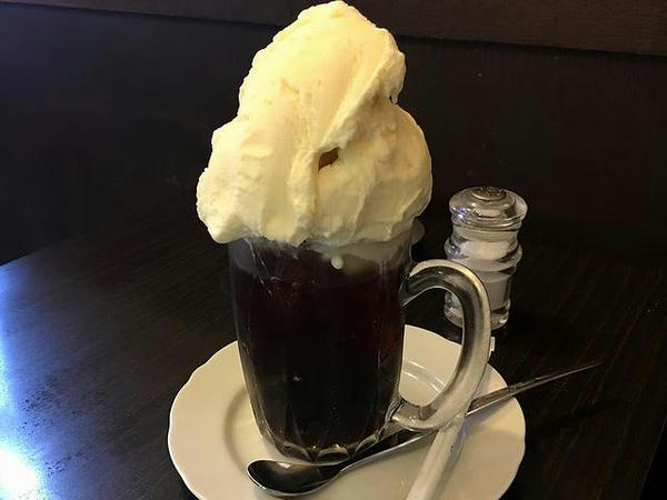 いただいた「コーヒーフロート」