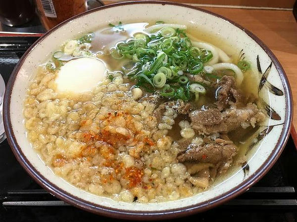 いただいた肉うどん