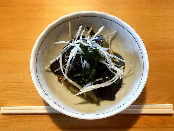 茄子の揚げ浸し 150円