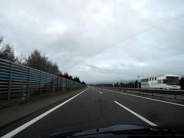 磐越自動車道走行中