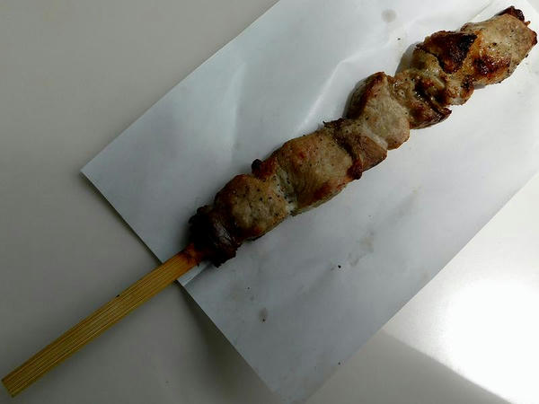 豚串 500円 （店名不明）