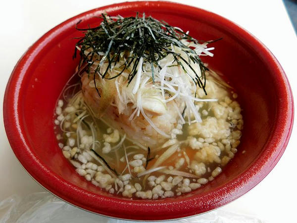冷やし鯛茶漬け 500円 （越後村上物産会）