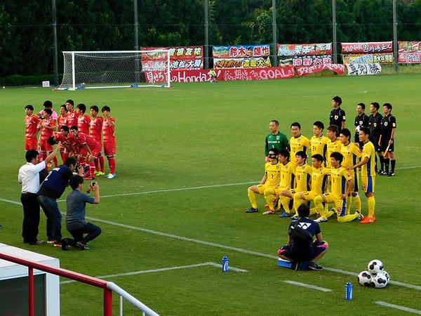 試合前の集合写真