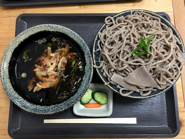 ひたしそば 650円 ＋ 倍盛り（麺2倍 約600g） 250円