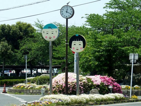 入り口付近にあった謎のオブジェ