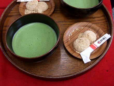 お抹茶とお団子